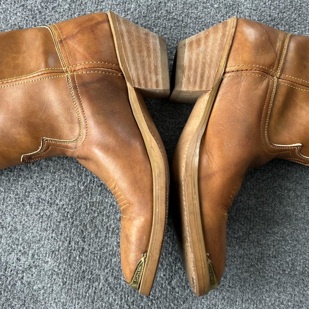 Dingo Boots Mens Size 9.5D Brown Leather Western Cowboy Pointed Toe 585001 - Picture 10 of 16
